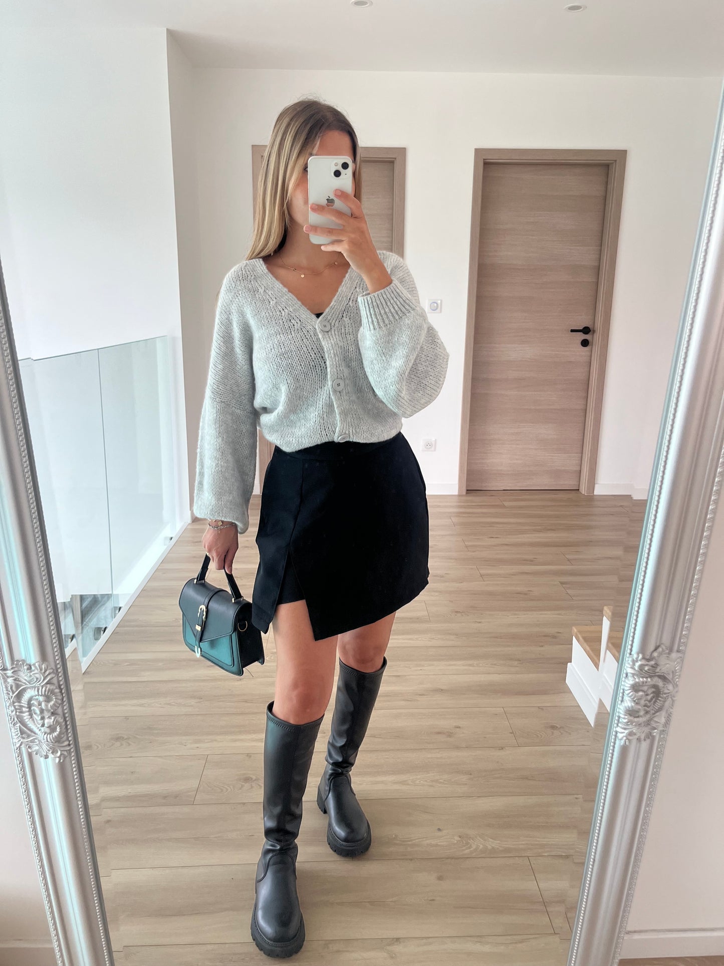 Cardigan gris