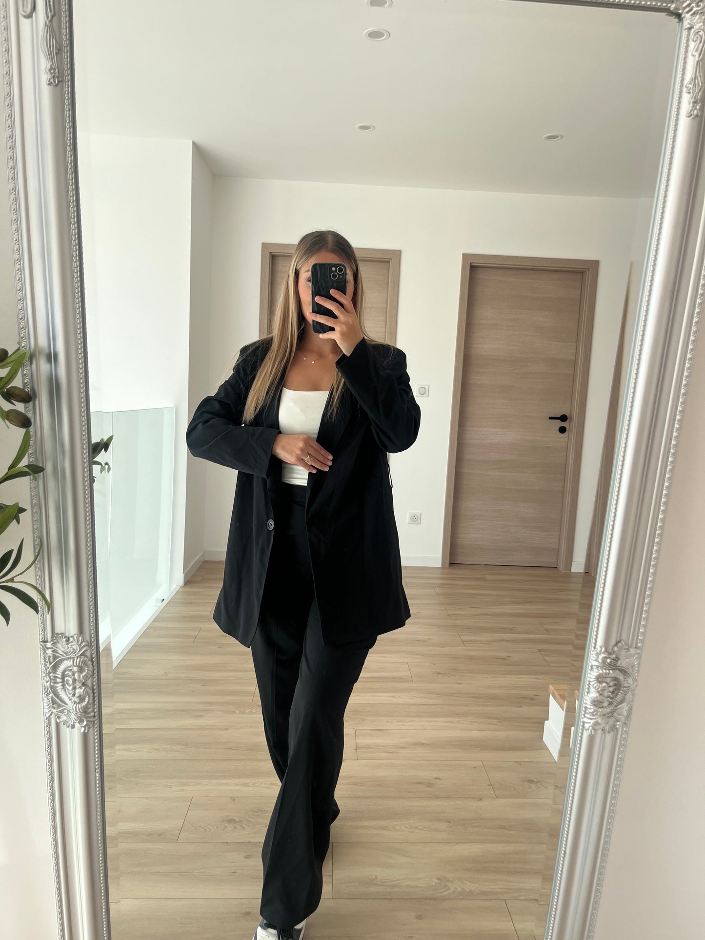 Ensemble blazer pantalon à nouer