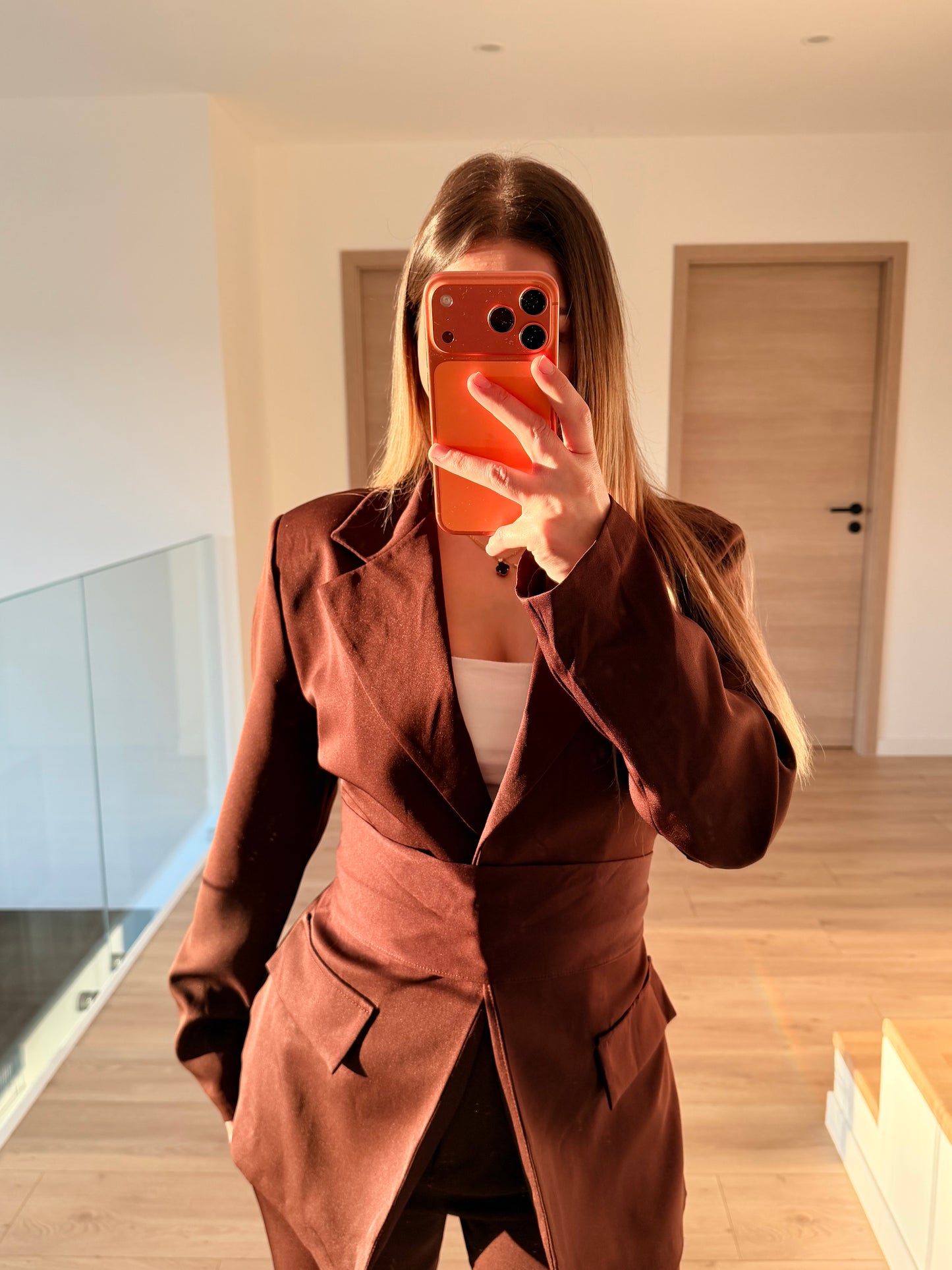 Ensemble blazer choco