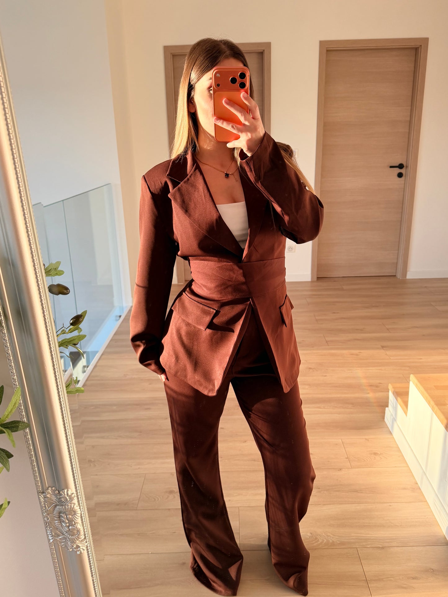 Ensemble blazer choco