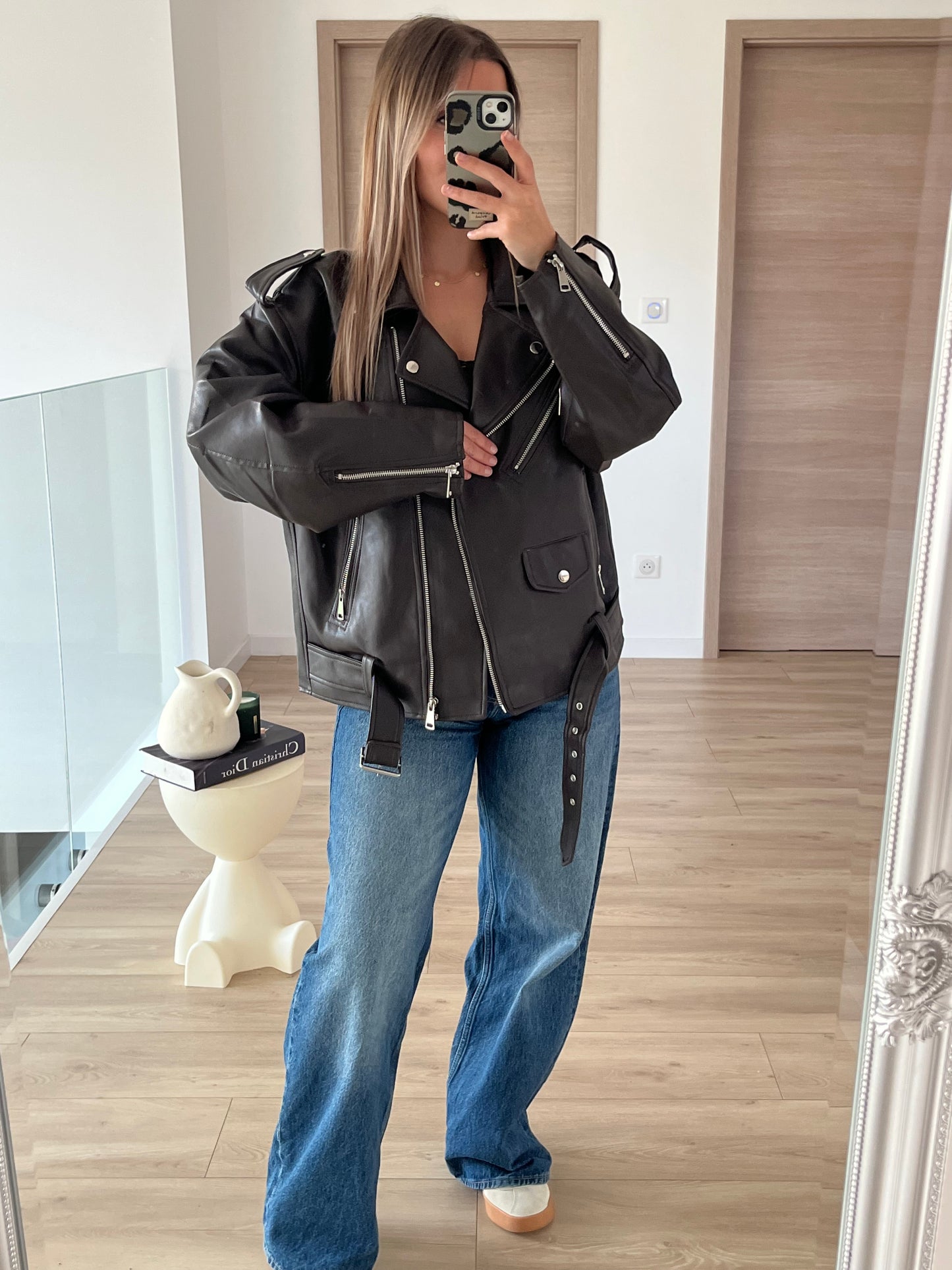 Veste simili chocolat