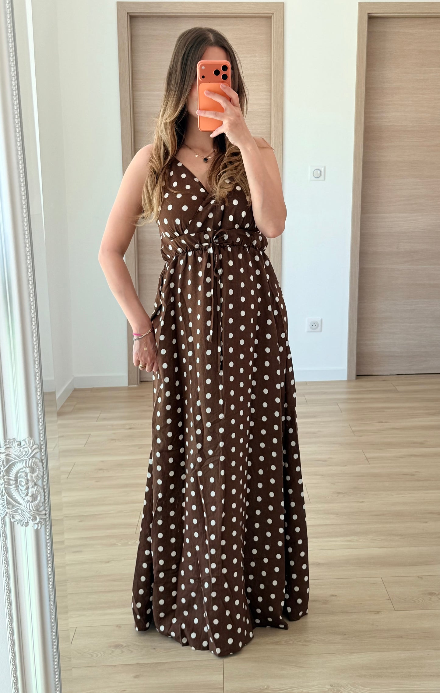 Robe choco à point
