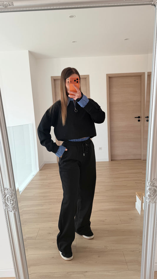 Ensemble jogging noir