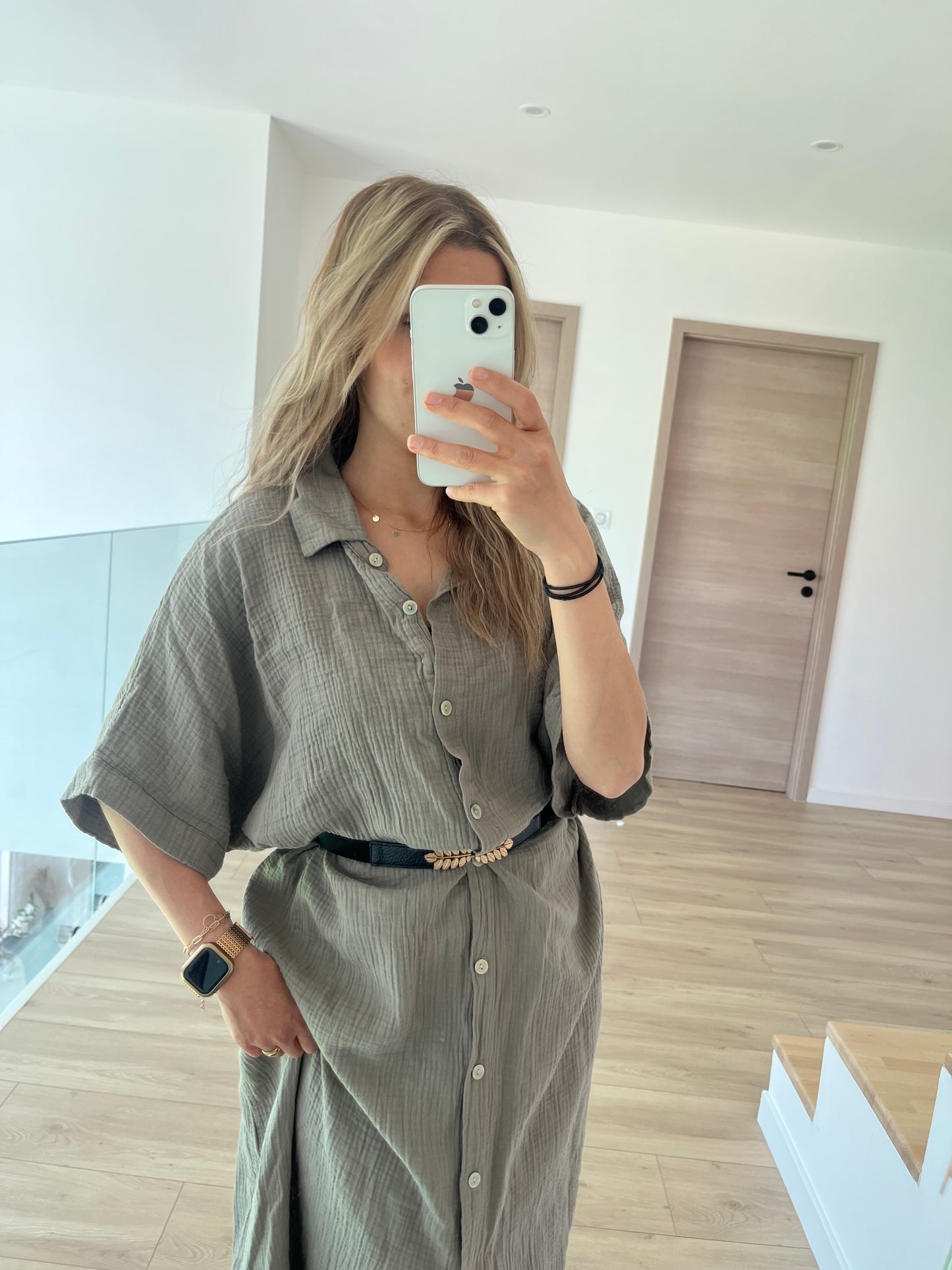 Robe gaze de coton