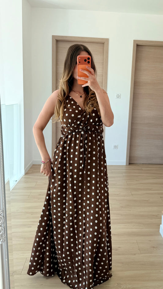 Robe choco à point