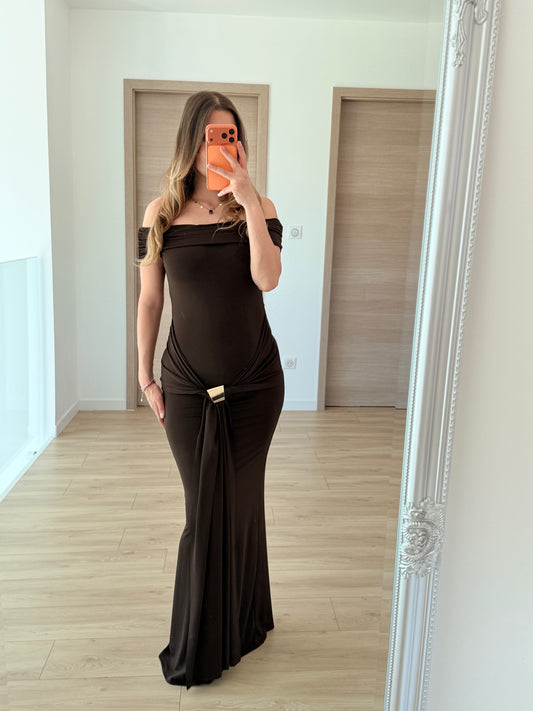 Robe de soirée choco