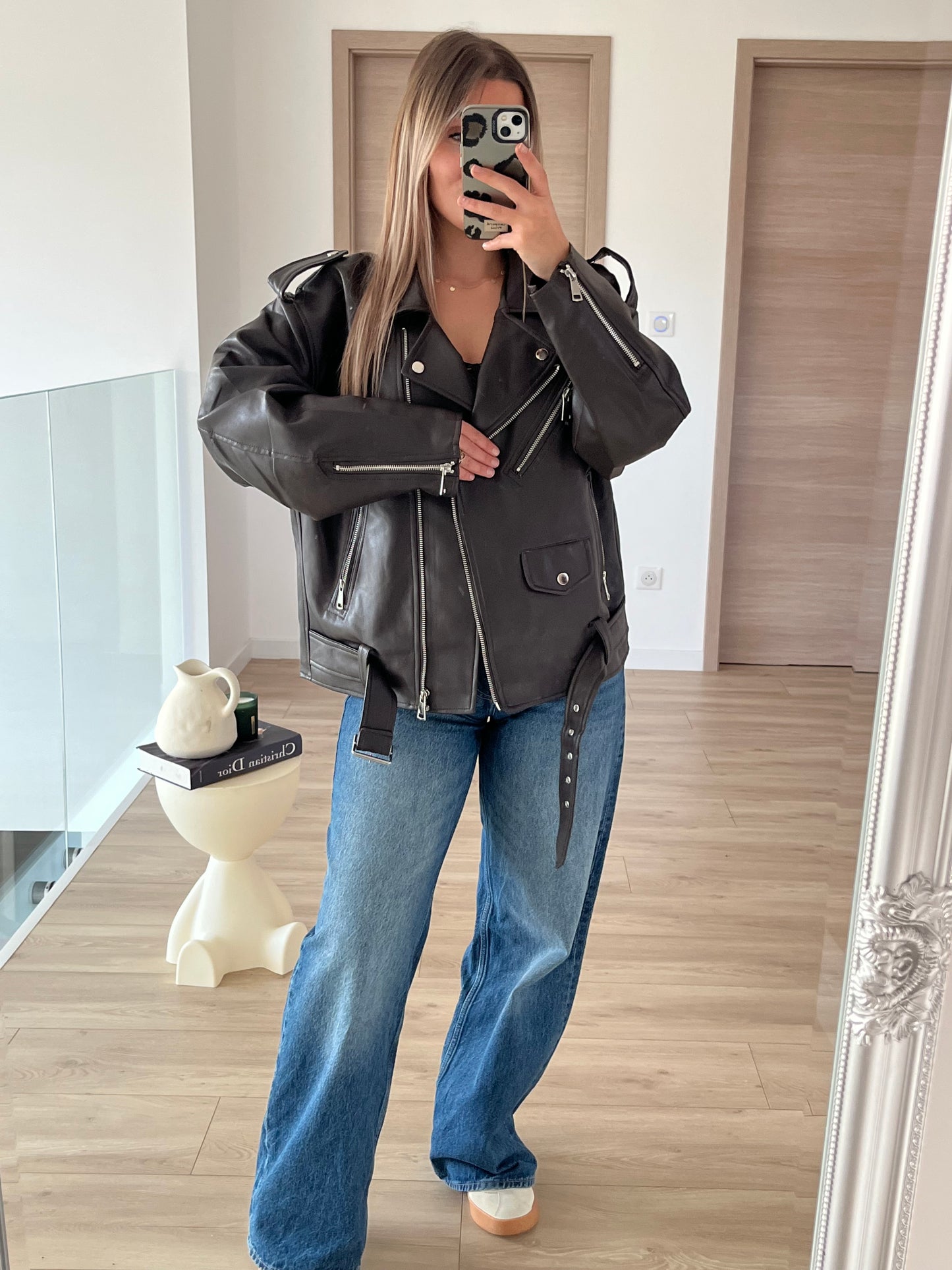 Veste simili chocolat