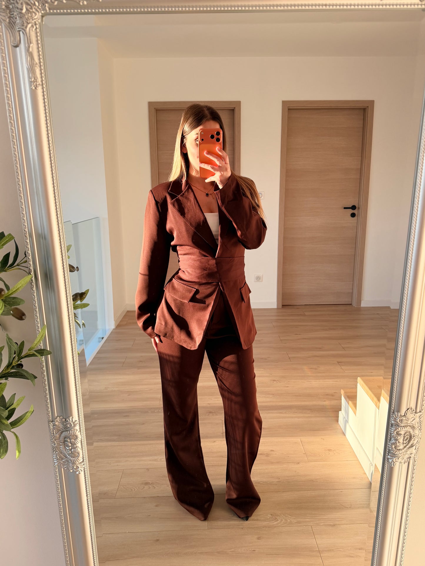 Ensemble blazer choco
