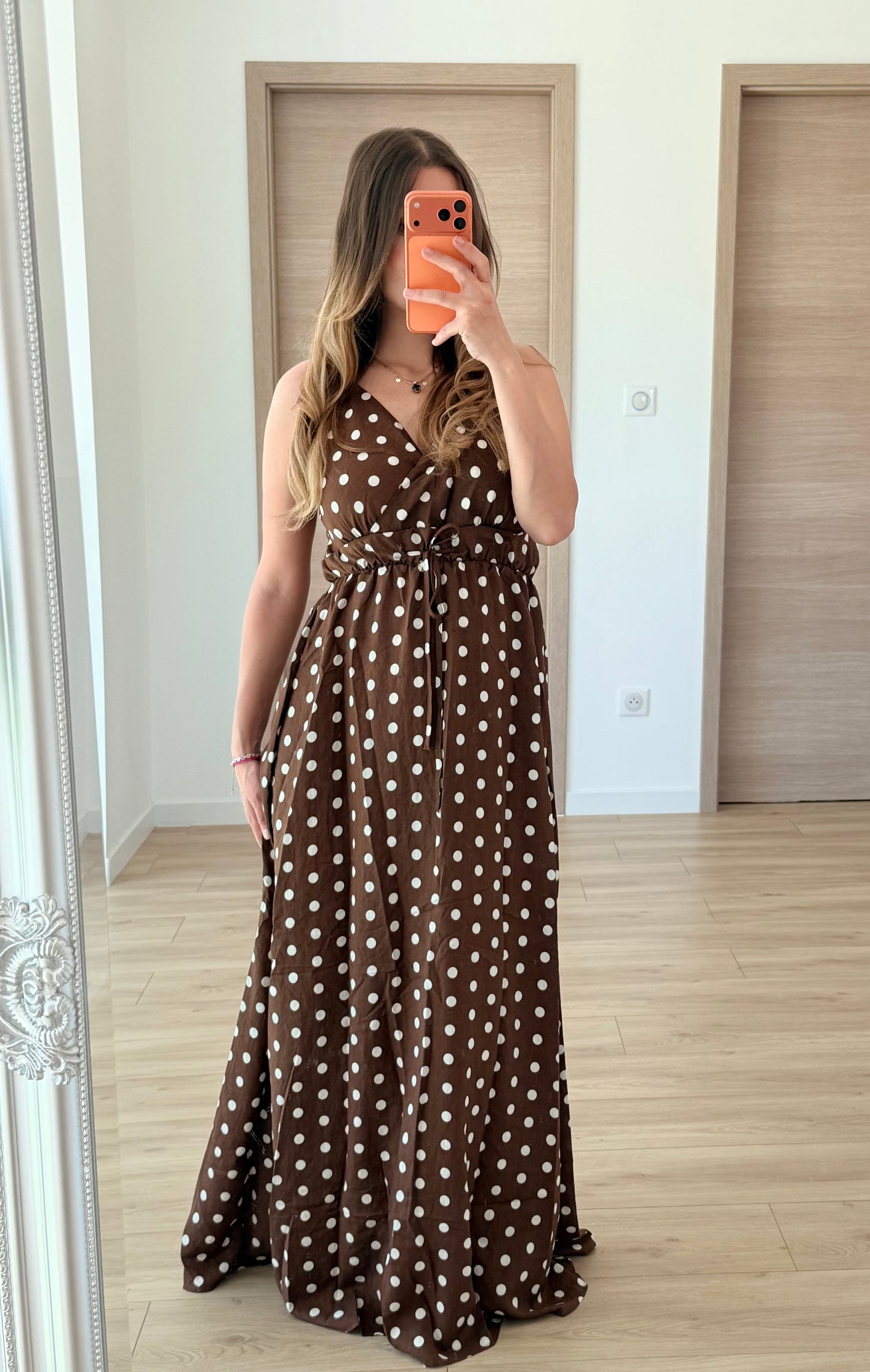 Robe choco à point