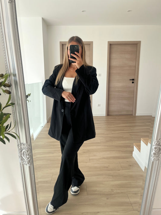 Ensemble blazer pantalon à nouer