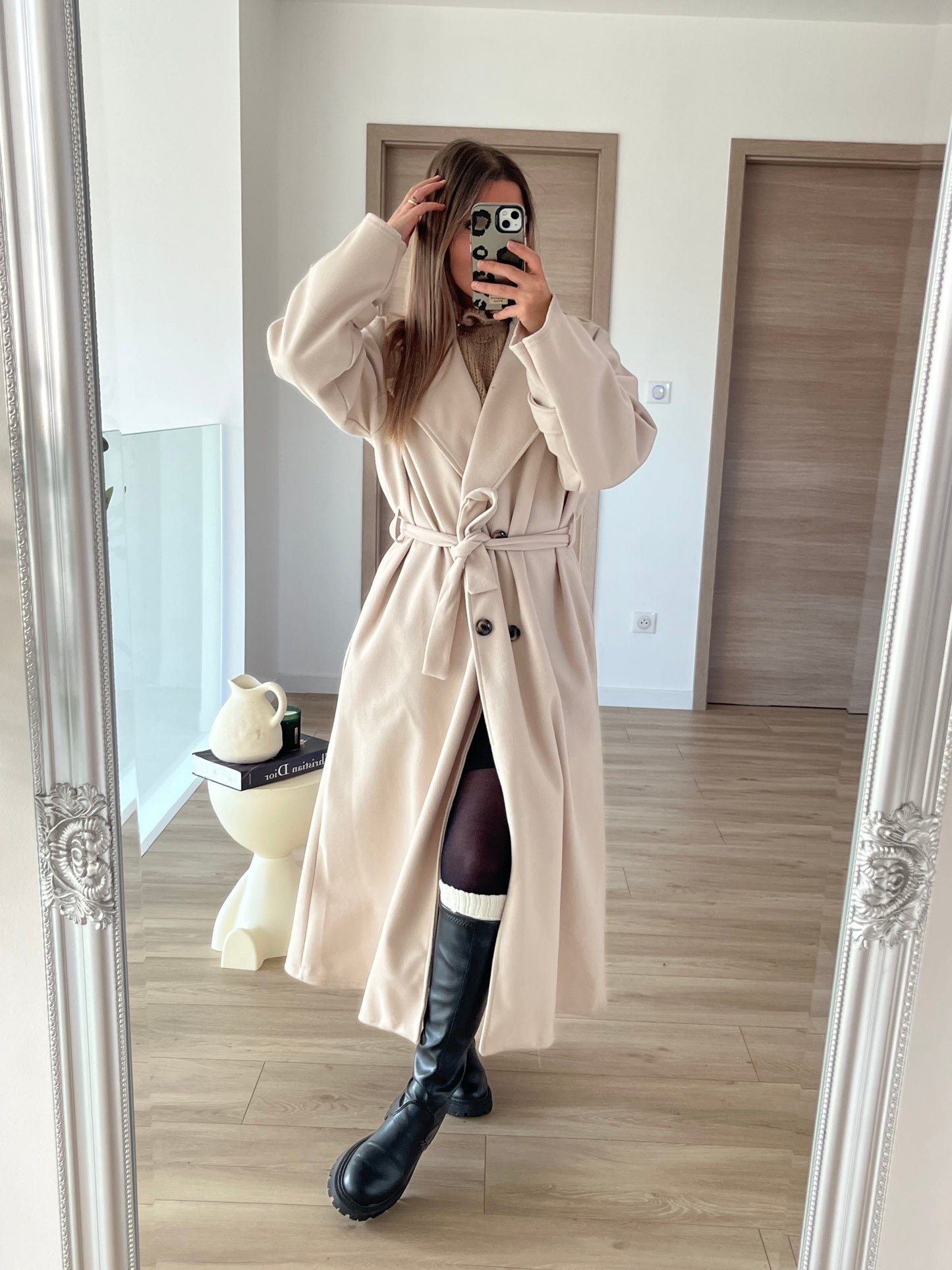 Manteau beige