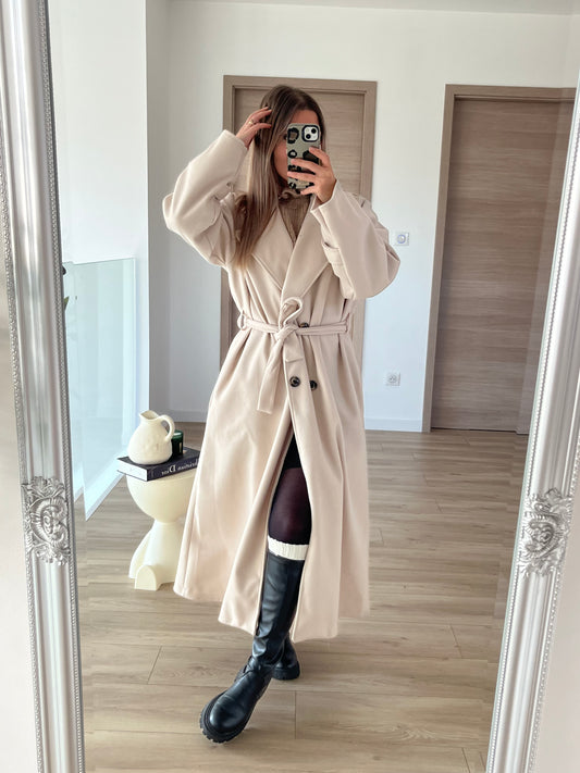Manteau beige