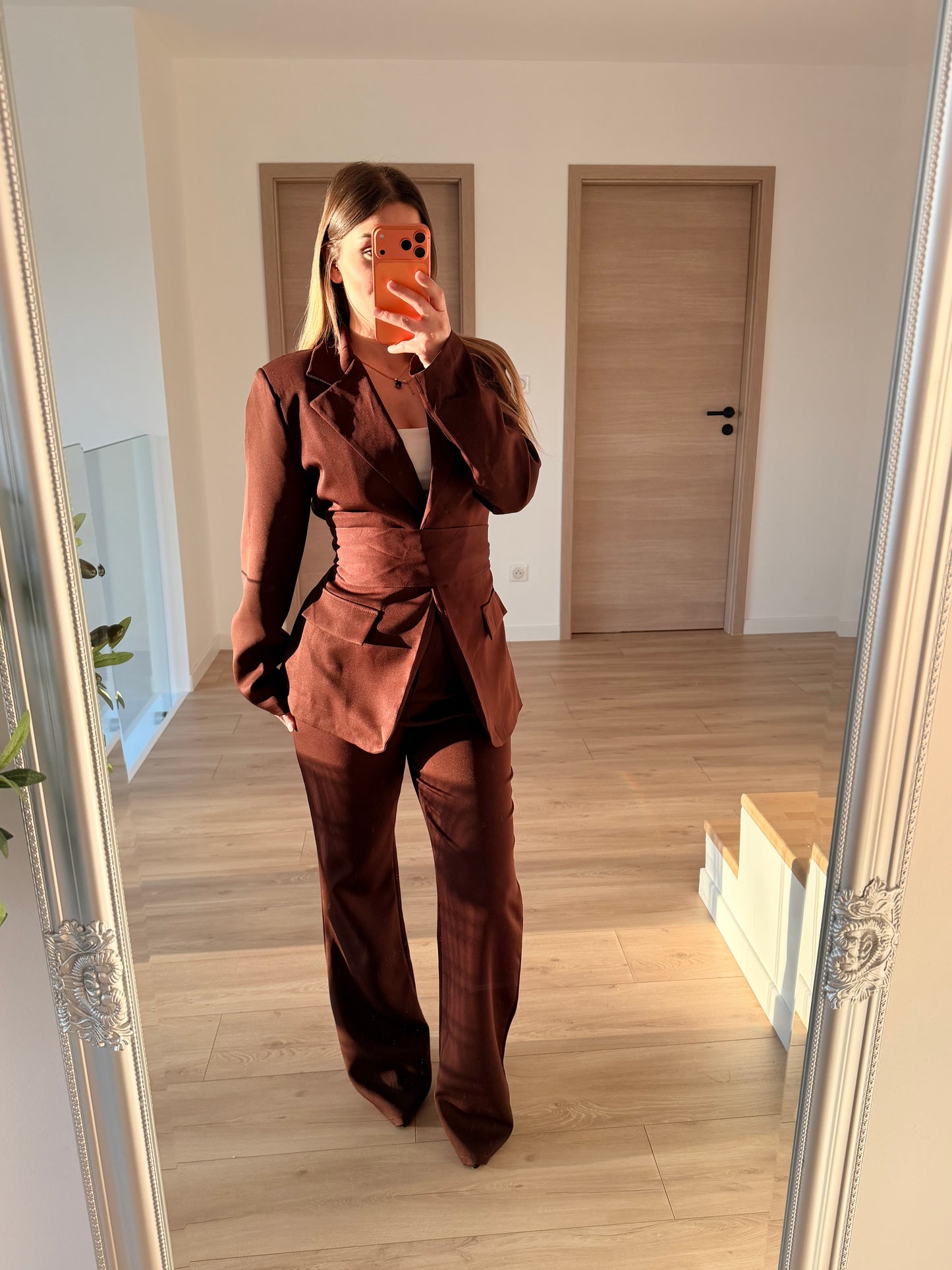Ensemble blazer choco